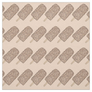 Tissu Pop Popsicles de crème glacée Éclair au chocolat P