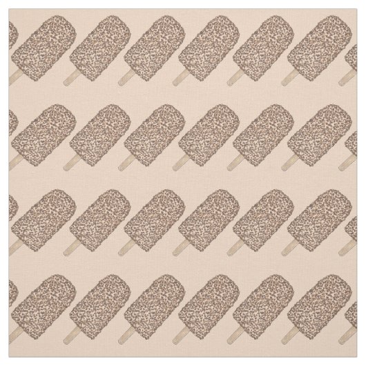Tissu Pop Popsicles de crème glacée Éclair au chocolat P (Échantillon)