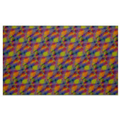 Tissu Popeline de Polyester - Géométrique Sombre (Fat Quarter)