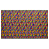Tissu Popeline de Polyester - Géométrique Sombre (Yard)