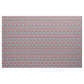Tissu Poppies de champ rouge personnalisées Sky Blue Flo (Yard)