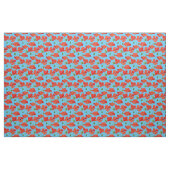 Tissu Poppies de champ rouge personnalisées Sky Blue Flo (Fat Quarter)