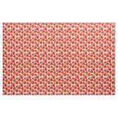 Tissu Poppies rouges avec des bugs de dame (Yard)