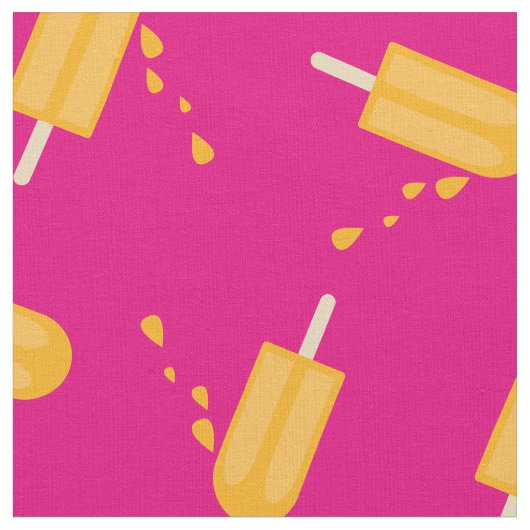 Tissu Popsicles Enfants Mignons Été (Fermer)