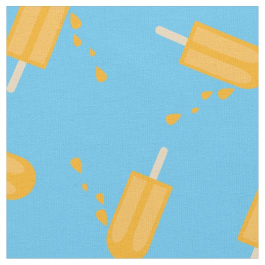 Tissu Popsicles Enfants Mignons Été (Fermer)