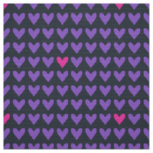POPSTAR - Coeurs valentine violet et rose chaud