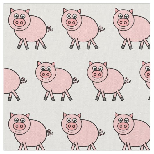 Tissu Porc rose (Fermer)