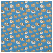 Tissu Porcs de Guinée mignons (Échantillon)