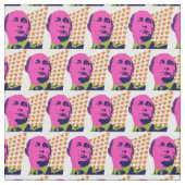 Tissu Portrait d'art rose Poutine Pop (fermé)