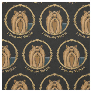 Tissu Portrait de cadre fantaisie Yorkshire Terrier (Yor