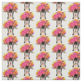 Tissu - Posey la chèvre (Échantillon)