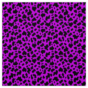 Tissu Poster de animal couleur personnalisé [violet]