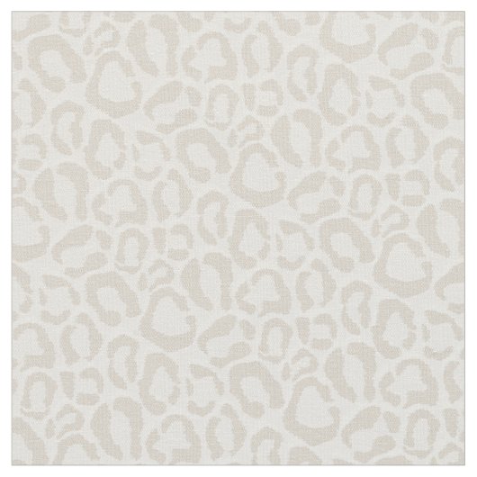Tissu Poster de animal léopard beige (Fermer)