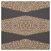 Tissu Poster de animal Leopard d'or noir moderne (Échantillon)