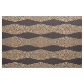 Tissu Poster de animal Leopard d'or noir moderne (Fat Quarter)