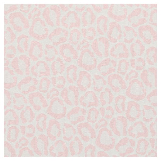 Tissu Poster de animal léopard rose clair (Fermer)