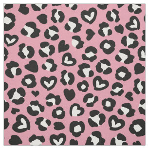 Tissu Poster de animal, Léopard Rose, Zones De Cheetah, 