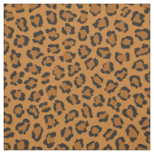 Tissu Poster de animal Leopard tendance Black Orange (Échantillon)