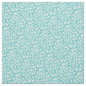 Tissu Poster de animal Leopard Turquoise (Échantillon)
