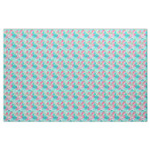 Tissu Poster de animal pastel avec fleurs (Yard)