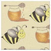 Tissu Pot de miel Pot de miel Abeille de miel Bumblebee (Fermer)