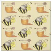 Tissu Pot de miel Pot de miel Abeille de miel Bumblebee (Échantillon)