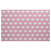 Tissu Pot de thé Pot Pot Pot Pot Rose (Fat Quarter)