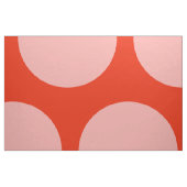 Tissu Pots Motif rose orange (Fat Quarter)