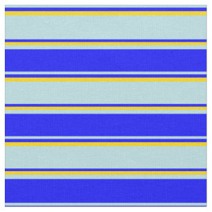 Tissu Poudre bleu, bleu et jaune Motif