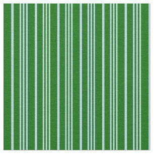 Tissu Poudre bleu et vert foncé lignes Motif