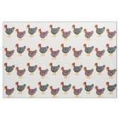 Tissu Poules mouchetées et oeufs (Fat Quarter)