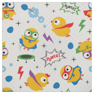 Tissu Poulet de Superhero