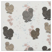 Tissu Poulets de Silkie (Fermer)