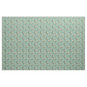 Tissu Poulets Floraux Aquarelle Mignons (Yard)