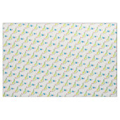 Tissu Poulets mignons aquarelle (Yard)