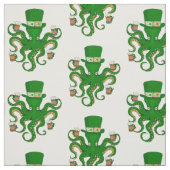 Tissu poulpe de st patrick leprechaun (Échantillon)