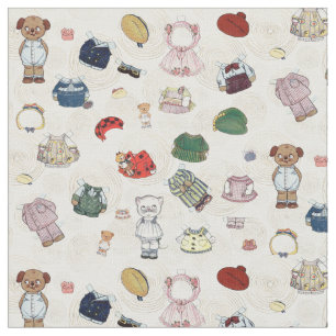 Tissu Poupée en papier Vintage Fido et Kitty Dolly Ding