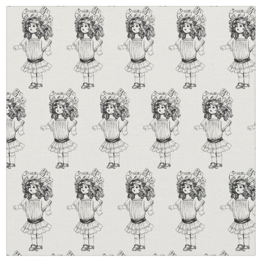 Tissu Poupée victorienne (Fermer)