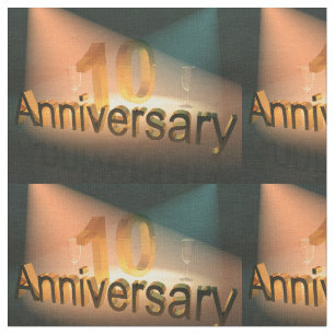 Tissu pour le 10ème anniversaire !