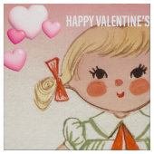 Tissu pour poupée de la Saint-Valentin (Échantillon)