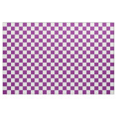 Tissu Pourpre Checkered (Yard)
