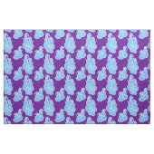 Tissu pourpre de bonhommes de neige (Fat Quarter)