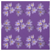 Tissu pourpre de fleur de crocus de ressort (Échantillon)