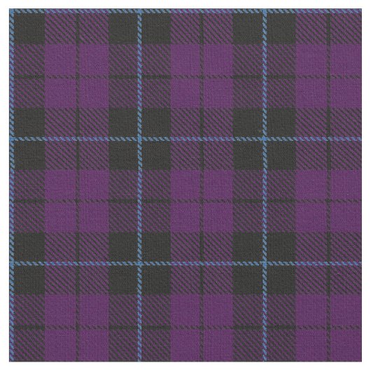 Tissu pourpre de plaid avec la copie de rayure (Fermer)