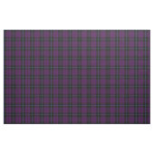 Tissu pourpre de plaid avec la copie de rayure (Fat Quarter)