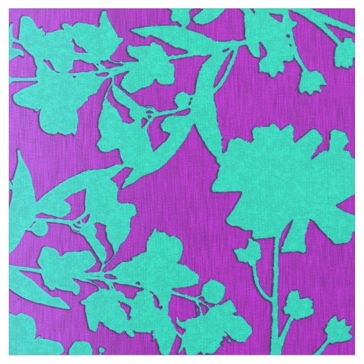 Tissu Pourpre et Aqua d'Andreya (Fermer)