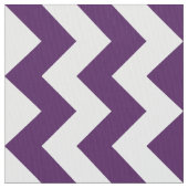 Tissu pourpre et blanc vertical de motif de zigzag (fermé)