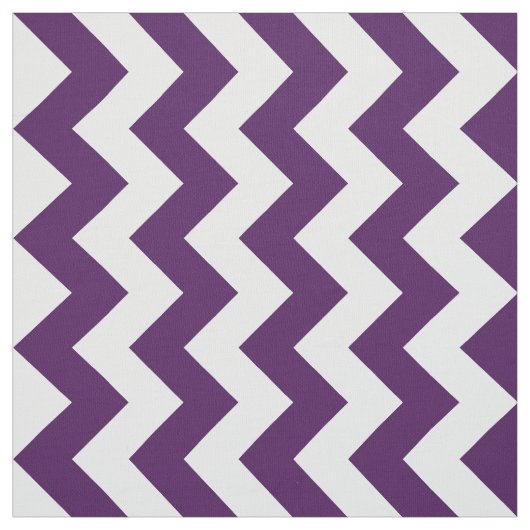 Tissu pourpre et blanc vertical de motif de zigzag (Échantillon)