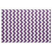 Tissu pourpre et blanc vertical de motif de zigzag (Fat Quarter)