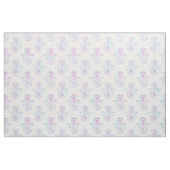 Tissu Pourpre et bleu de motif de main de Hamsa (Fat Quarter)